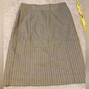 Grey and cream pencil skirt